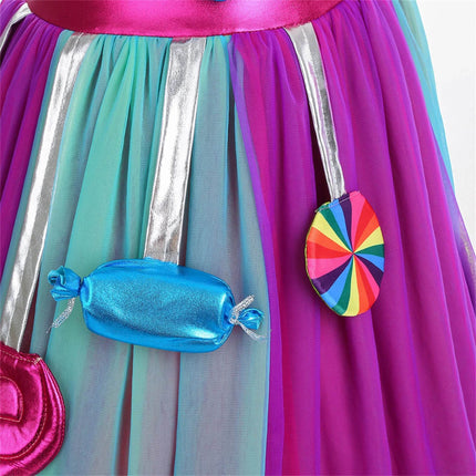 Festival Lollipop Birthday Girl Costume Dress - Costume Dress - MUABABY - Mad Fly Essentials