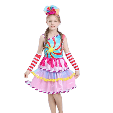 Girl Lollipop Costume Birthday Dress - Mad Fly Essentials