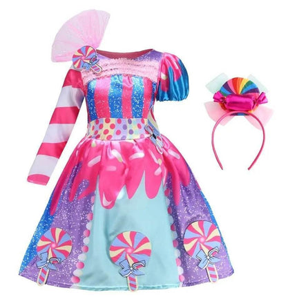 Girl Lollipop Costume Birthday Dress - Mad Fly Essentials