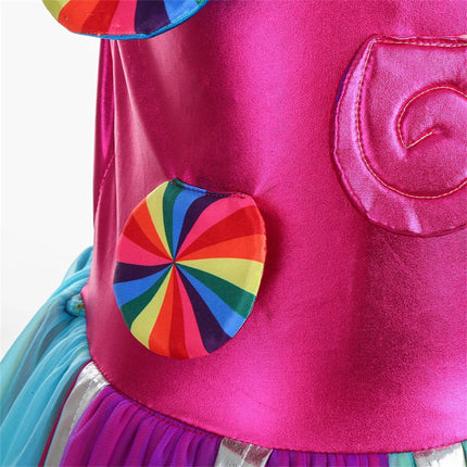Festival Lollipop Birthday Girl Costume Dress - Costume Dress - MUABABY - Mad Fly Essentials