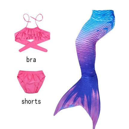 Girl Mermaid Tail Costume Beach Dress - Beach Dress - AiLe Rabbit - Mad Fly Essentials