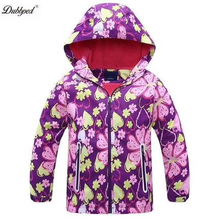 Girl New Seasonal Wear Polar Fleece Waterproof Hoodies Jacket Outerwear - Outerwear - Liakhouskaya - Mad Fly Essentials