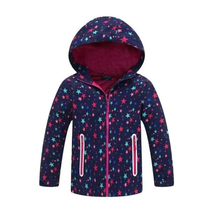 Girl New Seasonal Wear Polar Fleece Waterproof Hoodies Jacket Outerwear - Outerwear - Liakhouskaya - Mad Fly Essentials