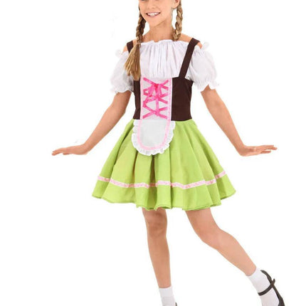 Girl Oktoberfest Dirndl Bavarian Costume Dress - Costume Dress - IOOTIANY - Mad Fly Essentials