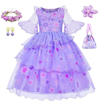 Purple Birthday Girl Costume Dress - Mad Fly Essentials