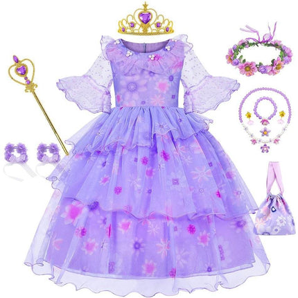 Purple Birthday Girl Costume Dress - Mad Fly Essentials