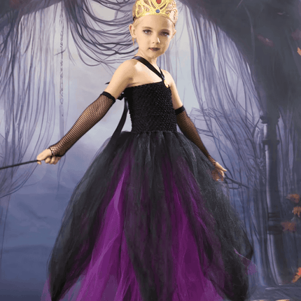 Girl Sea Witch Villain Tutu Costume Party Dress - Party Dress - KoolKids - Mad Fly Essentials