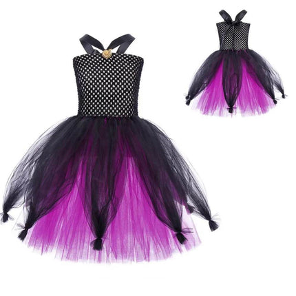 Girl Sea Witch Villain Tutu Costume Party Dress - Party Dress - KoolKids - Mad Fly Essentials