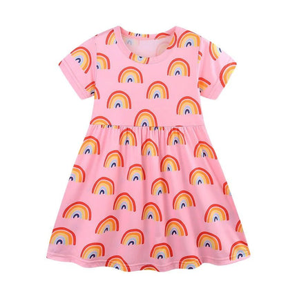 Girl Seasonal Wear 3-8T Summer Princess Birthday Heart Dresses - Girl Seasonal Wear - jumping meters - Mad Fly Essentials