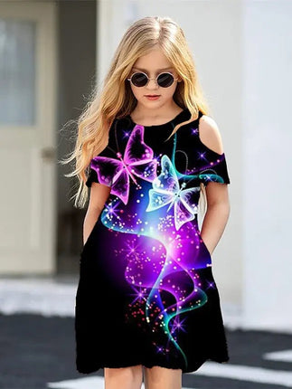 Girl Seasonal Wear Doker Butterfly Summer Dress - Girl Seasonal Wear - Doker - Mad Fly Essentials