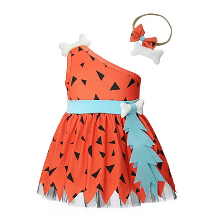 Girl Seasonal Wear Halloween Caveman Historical Costume Dress - Girl Seasonal Wear - Mater Kom - Mad Fly Essentials