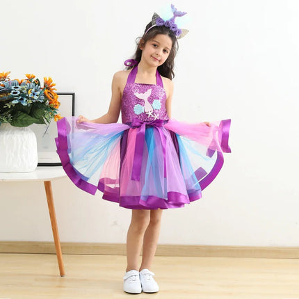 Girl Seasonal Wear Mermaid Cosplay Costume Dress - Girl Seasonal Wear - CeCheetah - Mad Fly Essentials