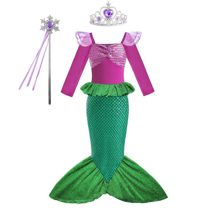 Girl Seasonal Wear Mermaid Dress Up Carnival Sets - Girl Seasonal Wear - Zawaland - Mad Fly Essentials
