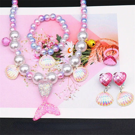 Girl Seasonal Wear Mermaid Dress Up Carnival Sets - Girl Seasonal Wear - Zawaland - Mad Fly Essentials