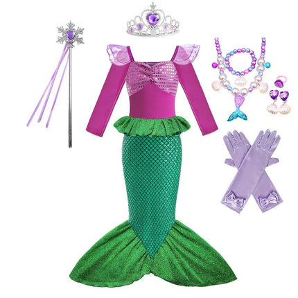 Girl Seasonal Wear Mermaid Dress Up Carnival Sets - Girl Seasonal Wear - Zawaland - Mad Fly Essentials