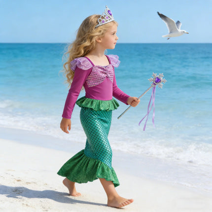 Girl Seasonal Wear Mermaid Dress Up Carnival Sets - Girl Seasonal Wear - Zawaland - Mad Fly Essentials