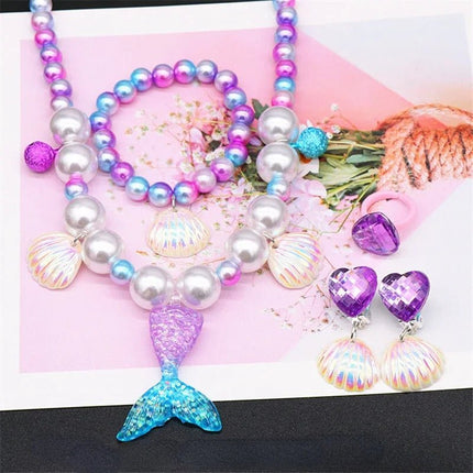 Girl Seasonal Wear Mermaid Dress Up Carnival Sets - Girl Seasonal Wear - Zawaland - Mad Fly Essentials