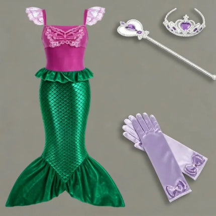 Girl Seasonal Wear Mermaid Dress Up Carnival Sets - Girl Seasonal Wear - Zawaland - Mad Fly Essentials