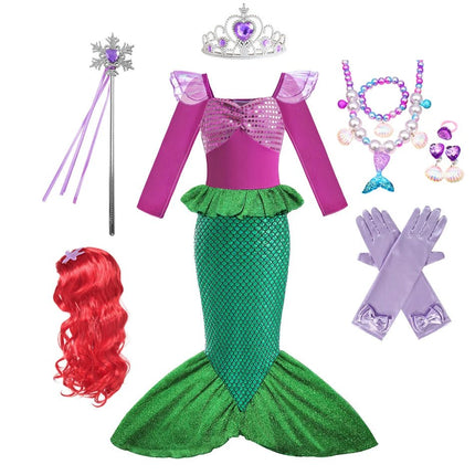 Girl Seasonal Wear Mermaid Dress Up Carnival Sets - Girl Seasonal Wear - Zawaland - Mad Fly Essentials