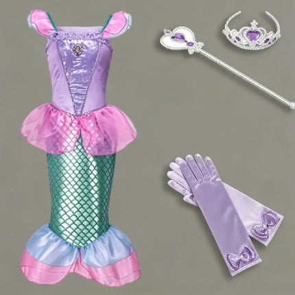 Girl Seasonal Wear Mermaid Dress Up Carnival Sets - Girl Seasonal Wear - Zawaland - Mad Fly Essentials