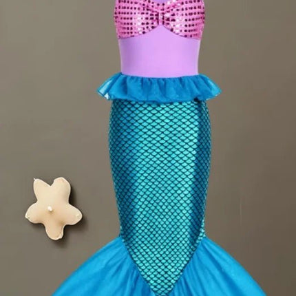 Girl Seasonal Wear Mermaid Dress Up Carnival Sets - Girl Seasonal Wear - Zawaland - Mad Fly Essentials