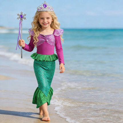 Girl Seasonal Wear Mermaid Dress Up Carnival Sets - Girl Seasonal Wear - Zawaland - Mad Fly Essentials