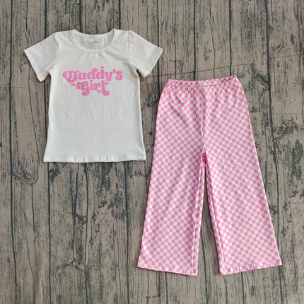 Girl Seasonal Wear Vintage Smiley Face Flare Pants Set - Girl Seasonal Wear - Faithtur - Mad Fly Essentials