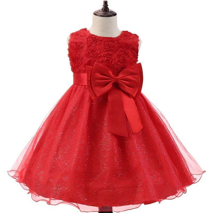 Girl Summer Bow Wedding Party Dress - Party Dress - Adogirl - Mad Fly Essentials