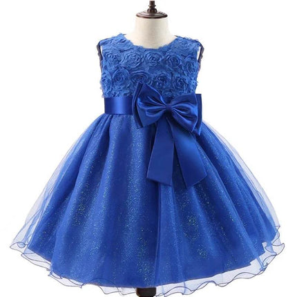 Girl Summer Bow Wedding Party Dress - Party Dress - Adogirl - Mad Fly Essentials