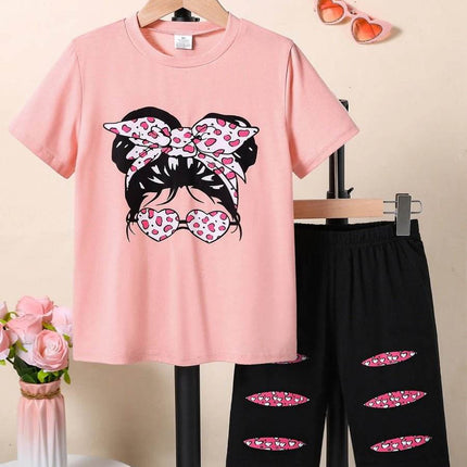 Girl Summer Fashion Girl 2pc Clothing Set - Clothing Set - LJMOFA - Mad Fly Essentials