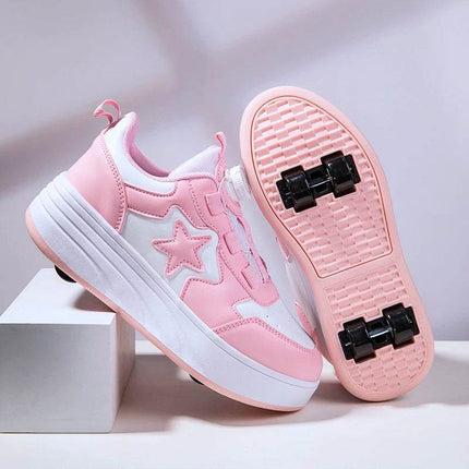 Girl Skate Sneaker Kids LED Shoes - Mad Fly Essentials