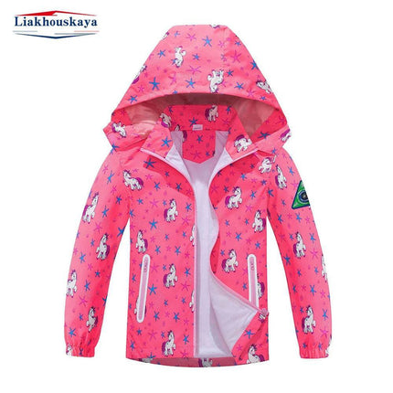 Girl Unicorn Detachable Hood Winter Jacket Outerwear - Outerwear - Liakhouskaya - Mad Fly Essentials