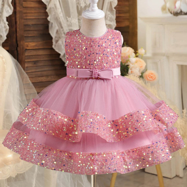 Girl Vintage Rainbow Formal Party Dress - Party Dress - NNJXD - Mad Fly Essentials