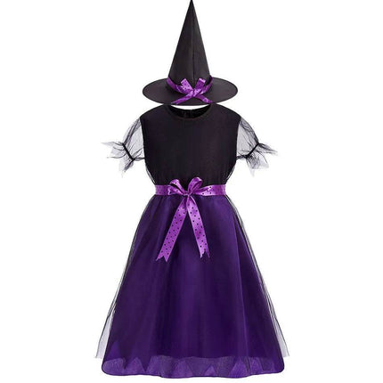 Girl Witch Princess Party Costume Dress - Costume Dress - umorden - Mad Fly Essentials