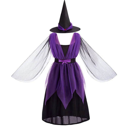 Girl Witch Princess Party Costume Dress - Costume Dress - umorden - Mad Fly Essentials