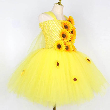 Girl Yellow Sunflower Party Costume - Costume - LADYBUGeR - Mad Fly Essentials