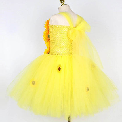 Girl Yellow Sunflower Party Costume - Costume - LADYBUGeR - Mad Fly Essentials
