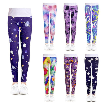 Girls 4 - 12 Starry Night Animal Leggings - Leggings - SLAIXIU - Mad Fly Essentials