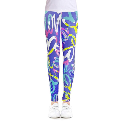 Girls 4 - 12 Starry Night Animal Leggings - Leggings - SLAIXIU - Mad Fly Essentials