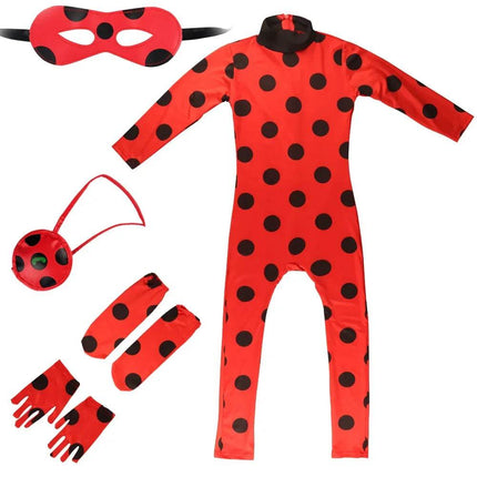 Girls Anime Lady Bug Dress Costume Set - Costume Set - ma&baby - Mad Fly Essentials