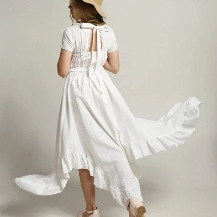 Girls Lace Flower Wedding Princess Dress - Princess Dress - Bibihou - Mad Fly Essentials