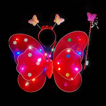 LED Angel Butterfly Girls Costume Set - Mad Fly Essentials
