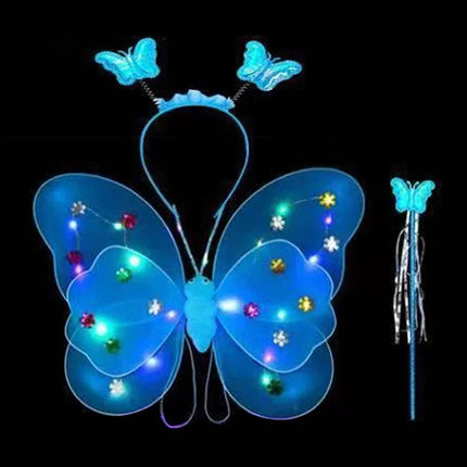 LED Angel Butterfly Girls Costume Set - Mad Fly Essentials