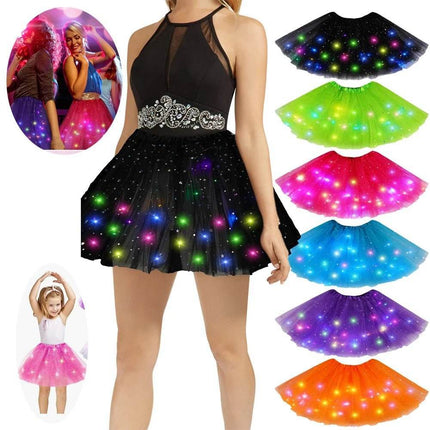 Girls LED Luminous Tutu Party Dress - Mad Fly Essentials
