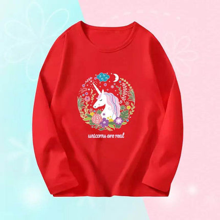 Girls Long Heart Kids Graphic Tee Tops Hoodies - Hoodies - Lolocee - Mad Fly Essentials