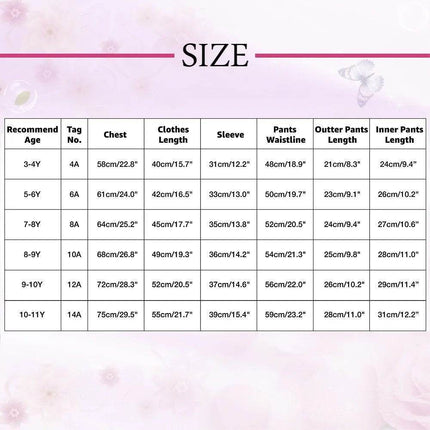 Girls Long UV50+ Rainbow Tankini Swimwear Set - Swimwear Set - DXTON - Mad Fly Essentials