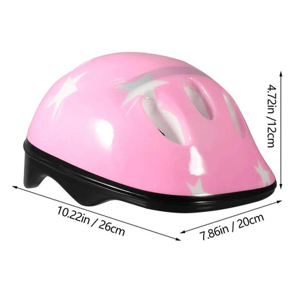 Girls Pink Protective Safety Cycling Helmet Kit Outdoor Fun - Outdoor Fun - CAPSELLA KIDS - Mad Fly Essentials