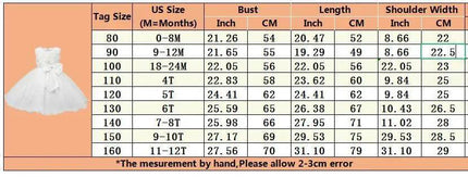 Girls Solid Bow Elegant Party Princess Dress - Mad Fly Essentials