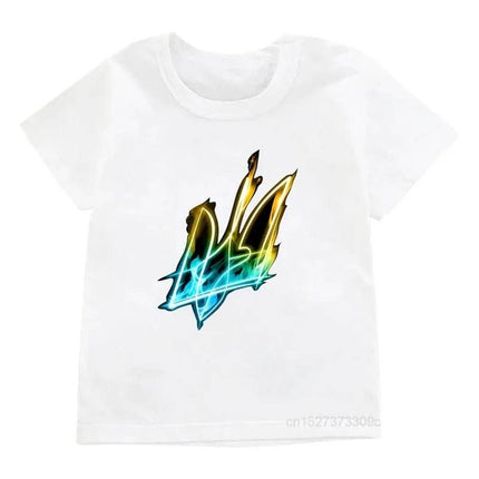 Girls Ukraine Trident Graphic Summer Shirt - Shirt - Ins Style - Mad Fly Essentials