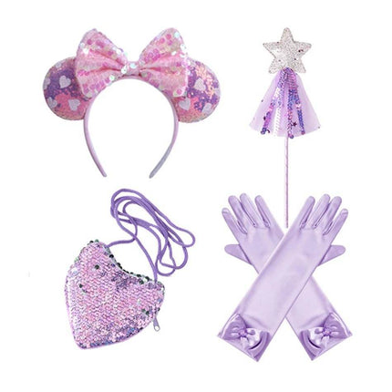 Girls Unicorn Long Rainbow Princess Dress - Princess Dress - Superstar Kids - Mad Fly Essentials